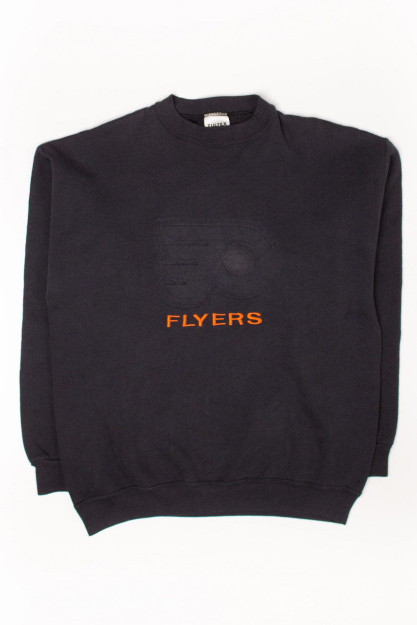 Vintage Embossed Philadelphia Flyers Sweatshirt (1990s)