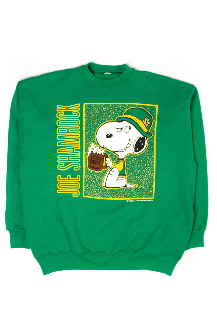Vintage Snoopy Joe Shamrock Sweatshirt (1990s)