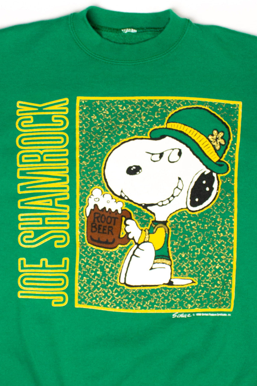 Vintage Snoopy Joe Shamrock Sweatshirt (1990s)