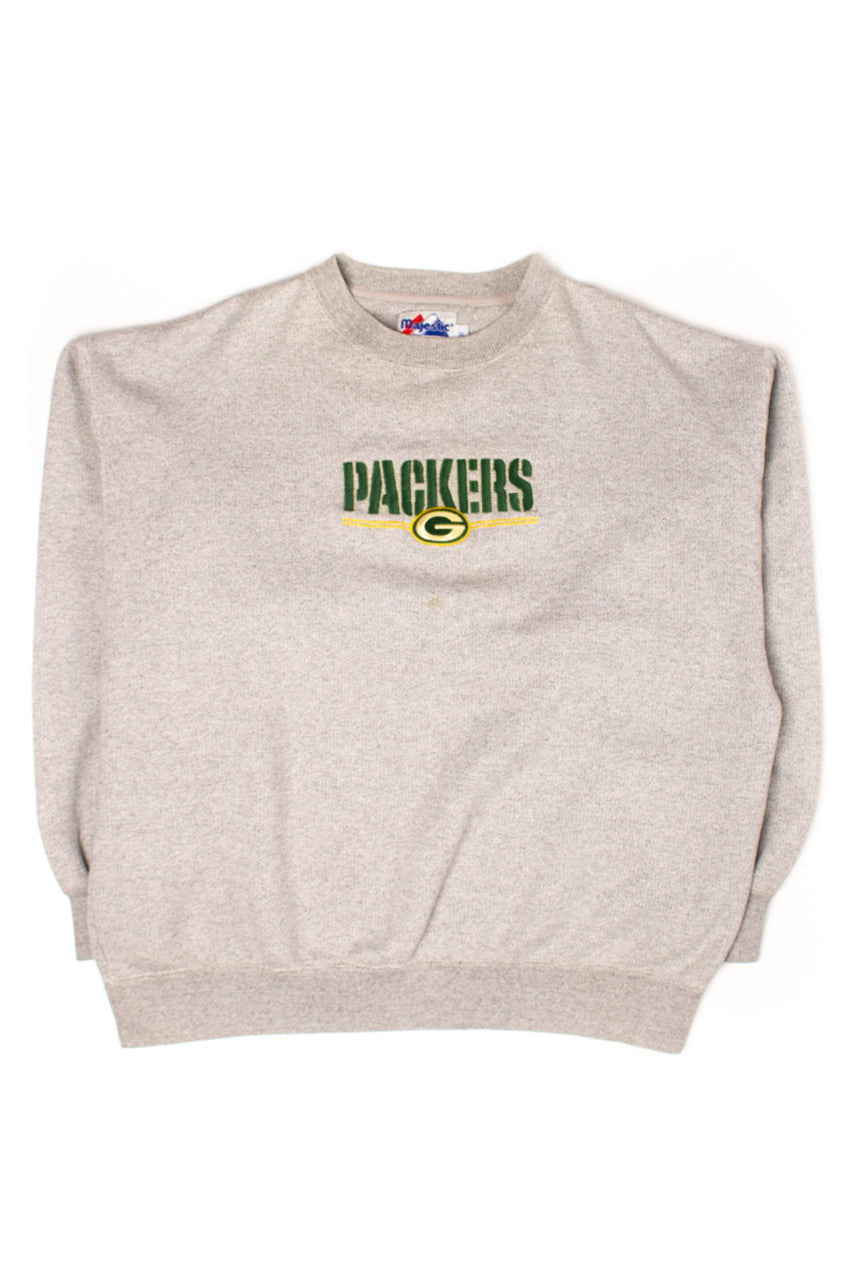 Vintage Textured Green Bay Packers Sweatshirt (1990s)