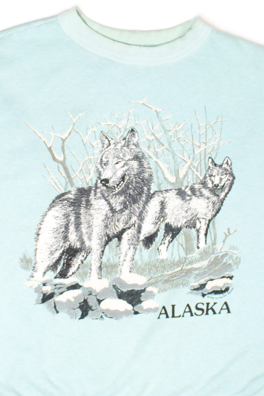 Vintage Alaska Wolves Sweatshirt (1990)