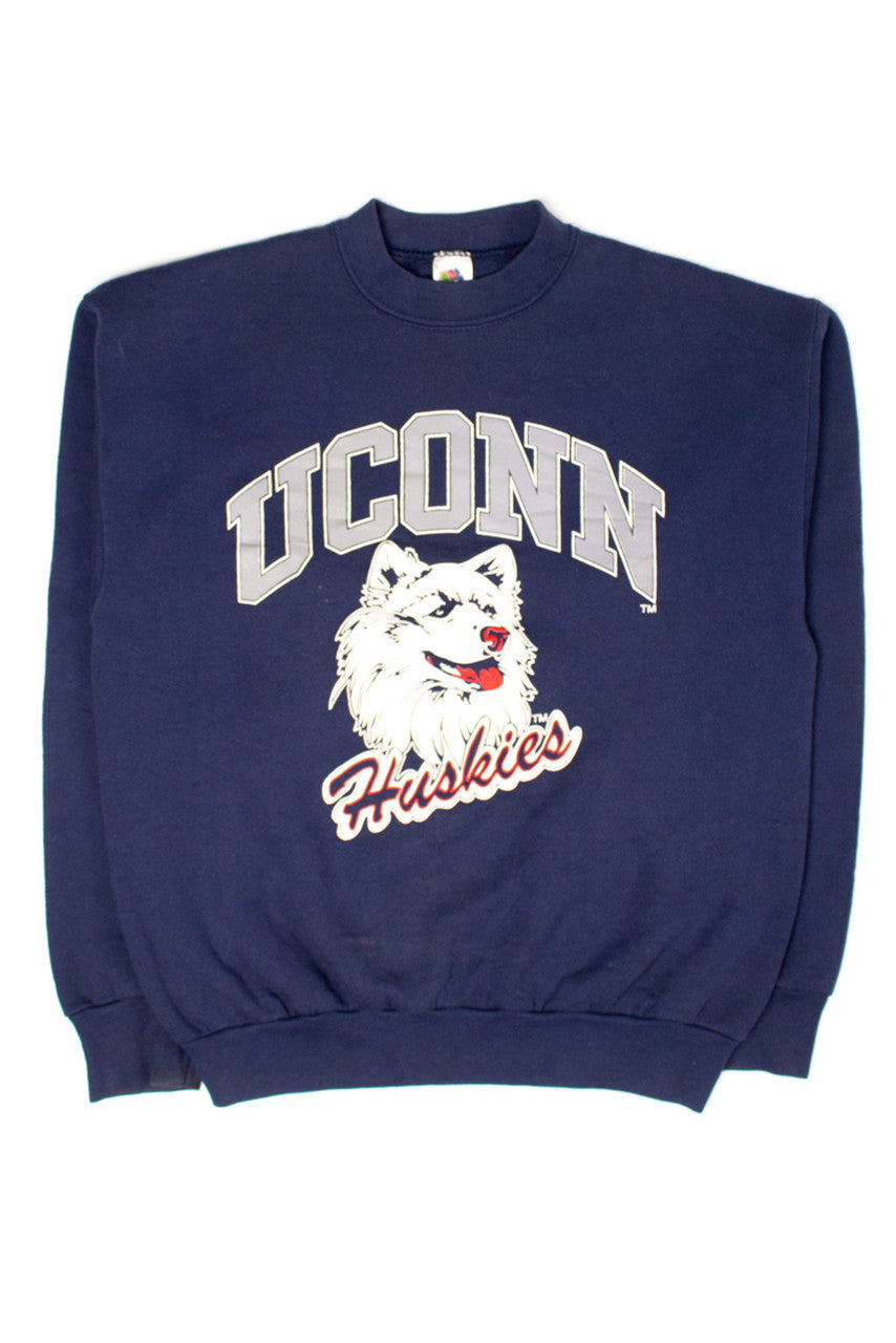 Vintage UConn Huskies Sweatshirt (1990s) 1