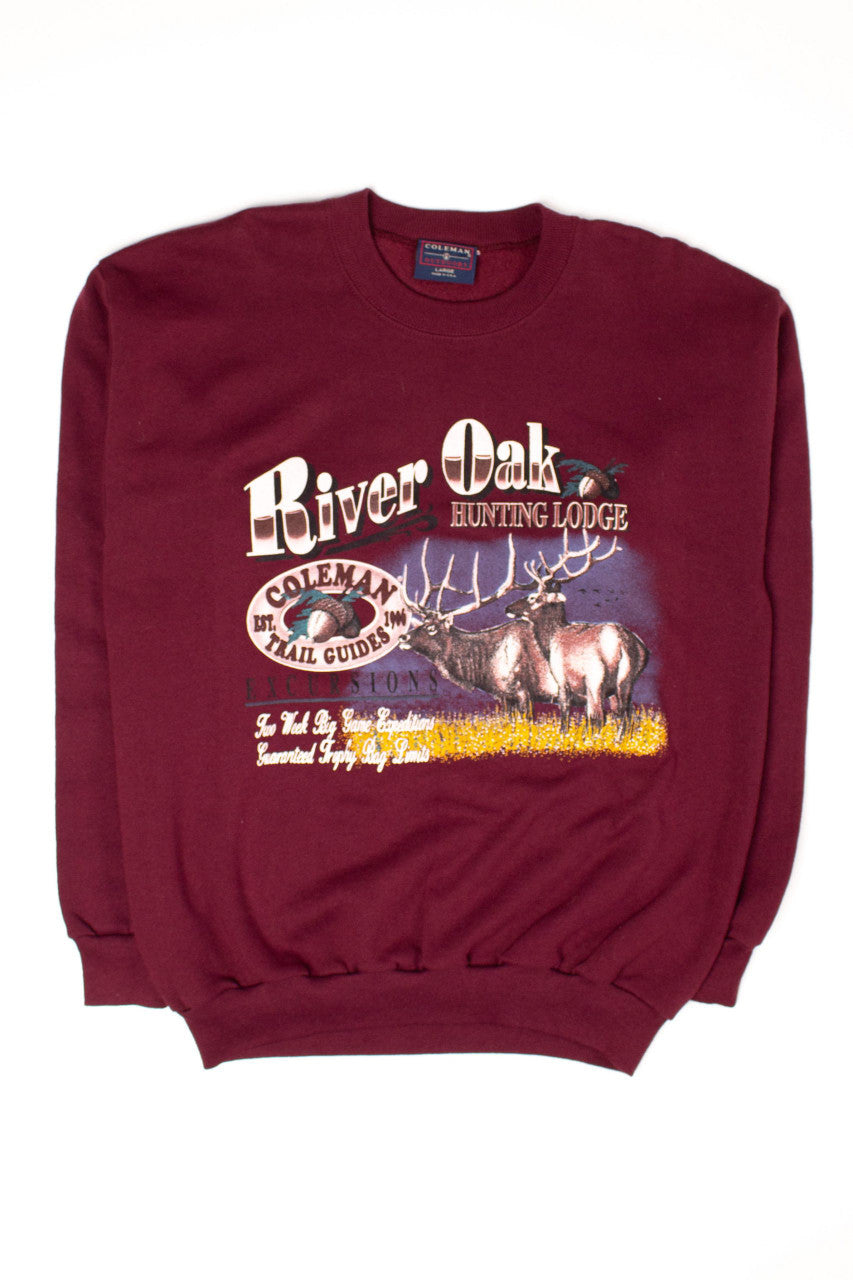 Vintage River Oak Hunting Lodge Sweatshirt (1990s)