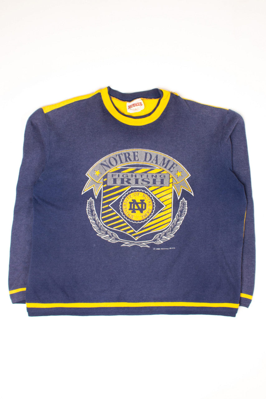 Vintage Notre Dame Fighting Irish Sweatshirt (1989)