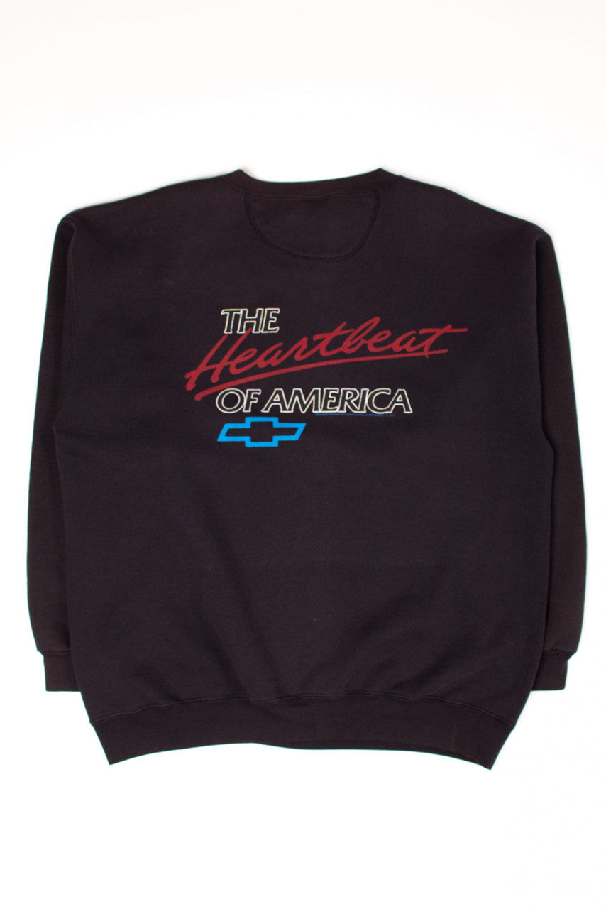Vintage Chevrolet Heartbeat Of America Sweatshirt (1990s)