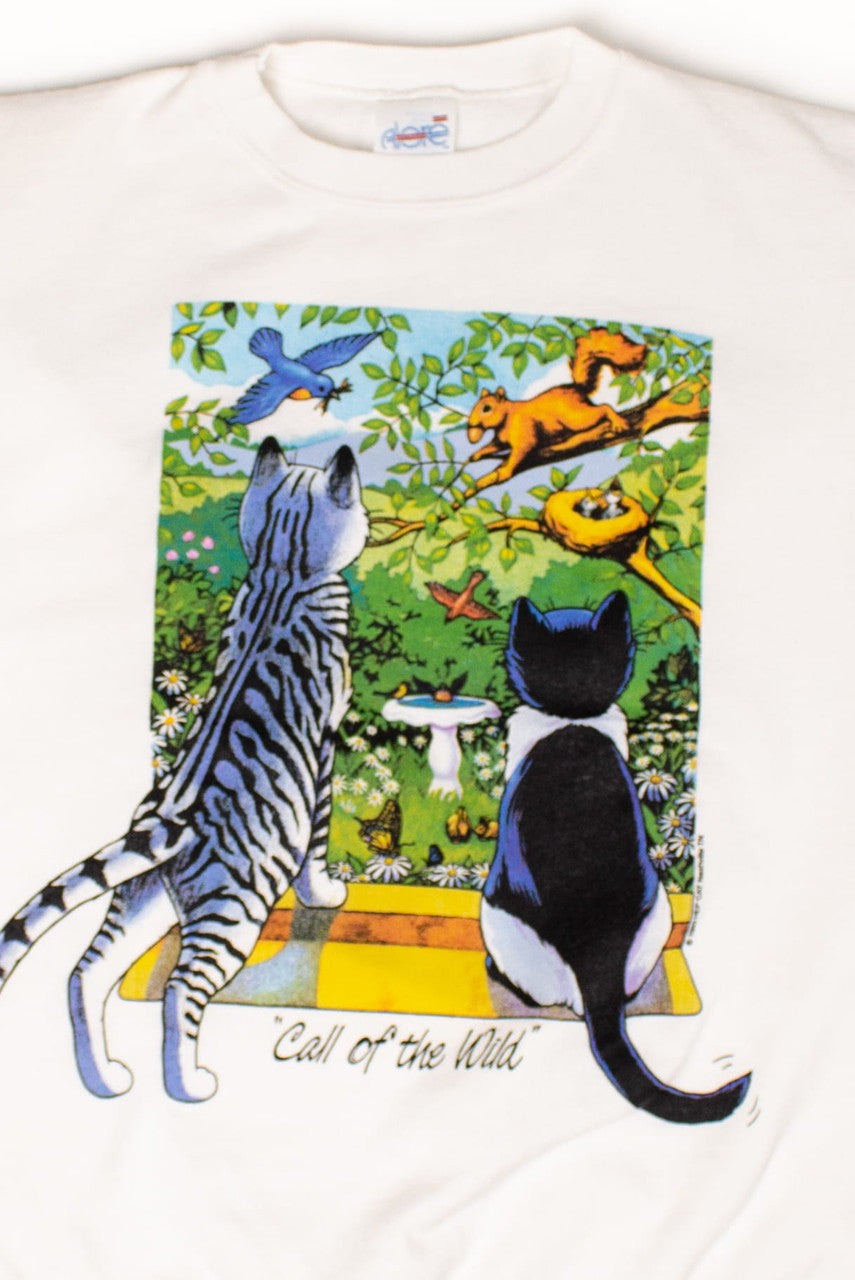 Vintage Call Of The Wild Cats Sweatshirt (1993)