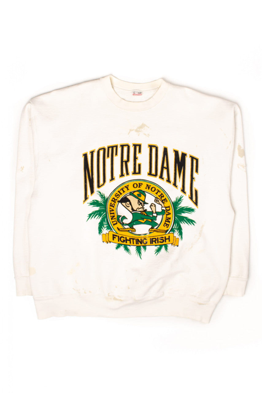 Vintage Painted Notre Dame Sweatshirt (1990s)