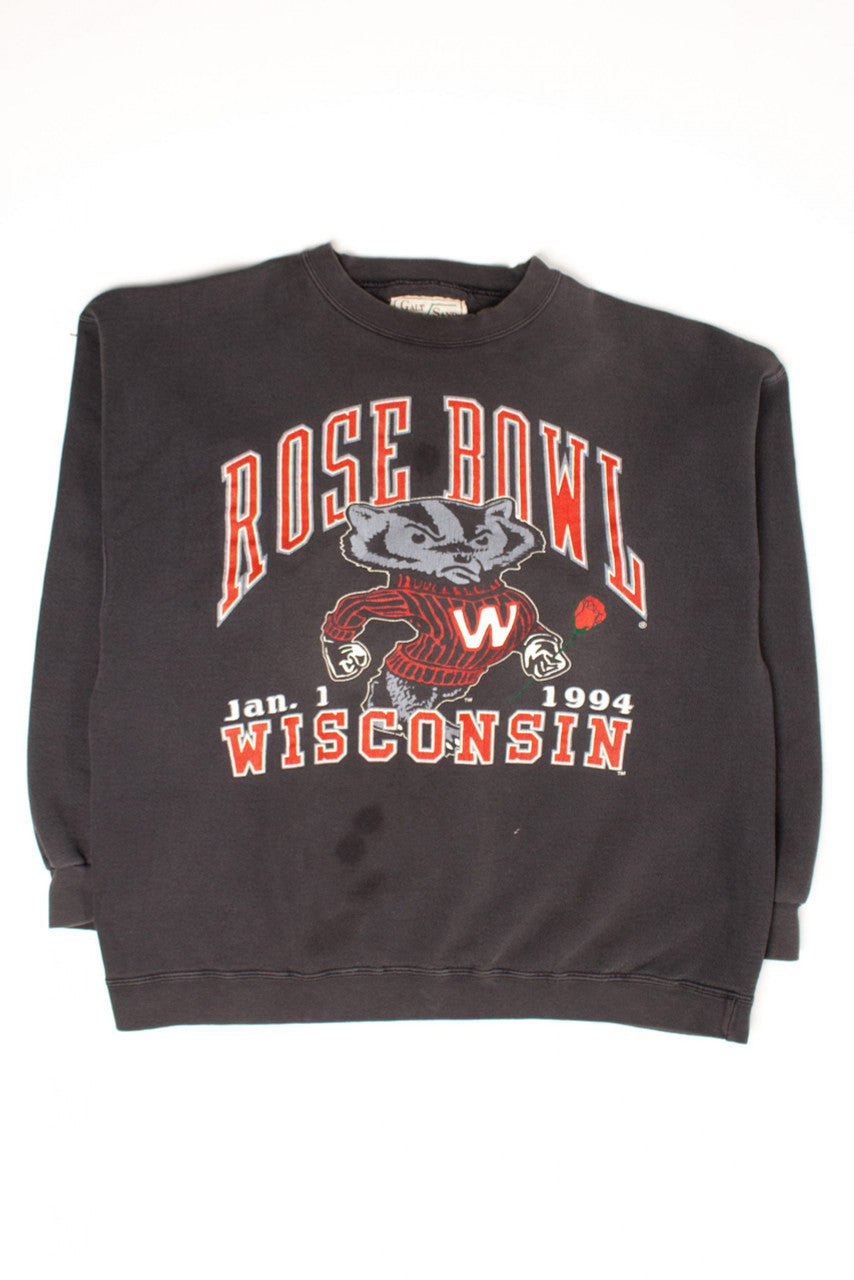Vintage Wisconsin Rose Bowl Sweatshirt (1994) 1