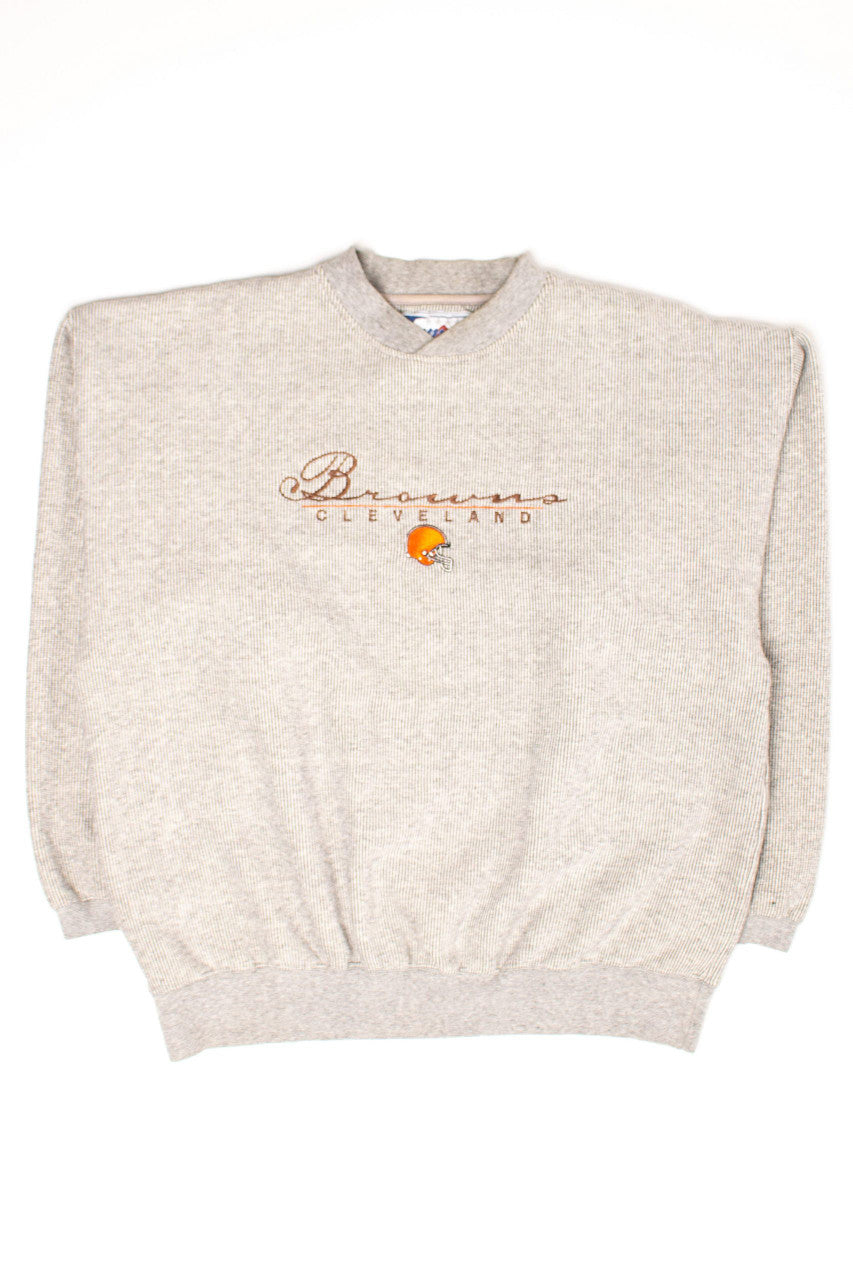 Vintage Cleveland Browns Textured Sweatshirt (1990s)