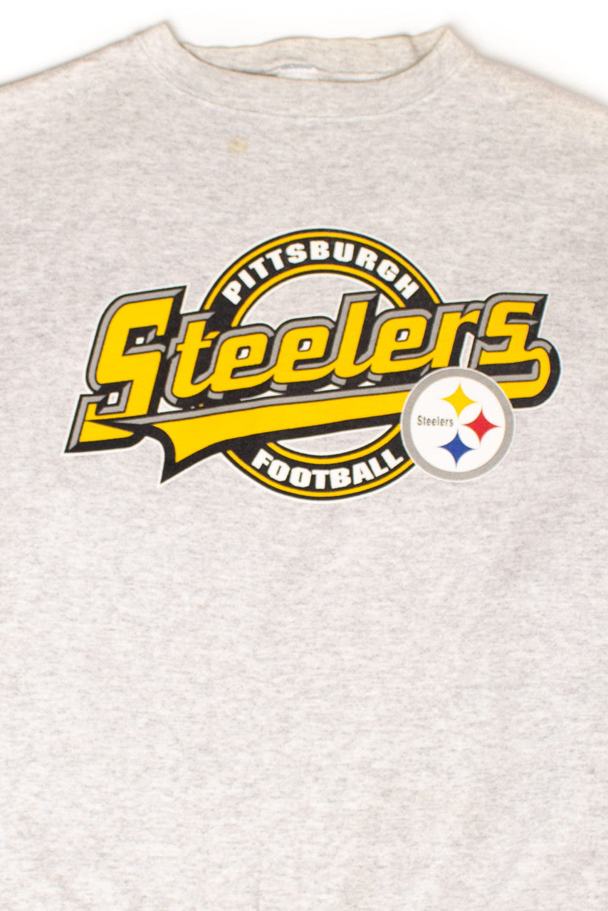 Vintage Pittsburgh Steelers Script Logo Sweatshirt (1990s)