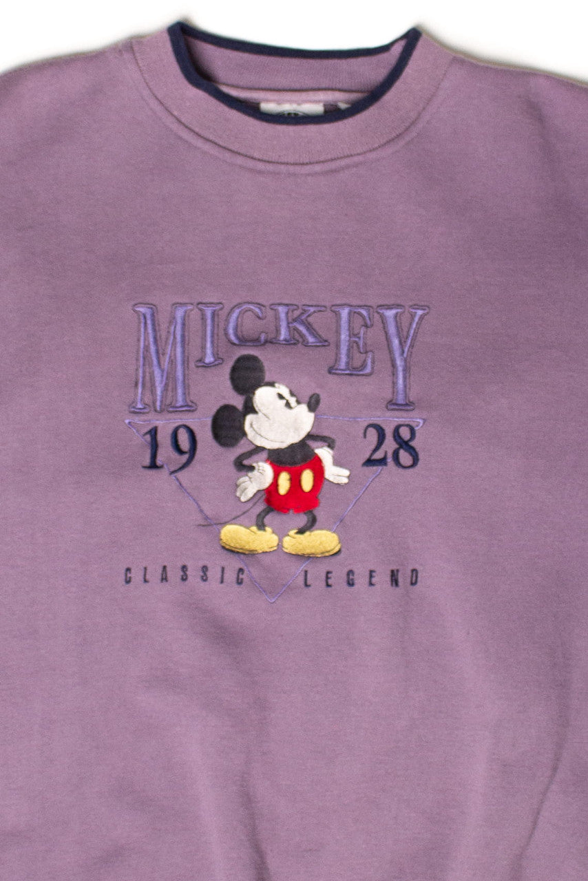 Vintage Embroidered Mickey Classic Legend Sweatshirt (1990s)