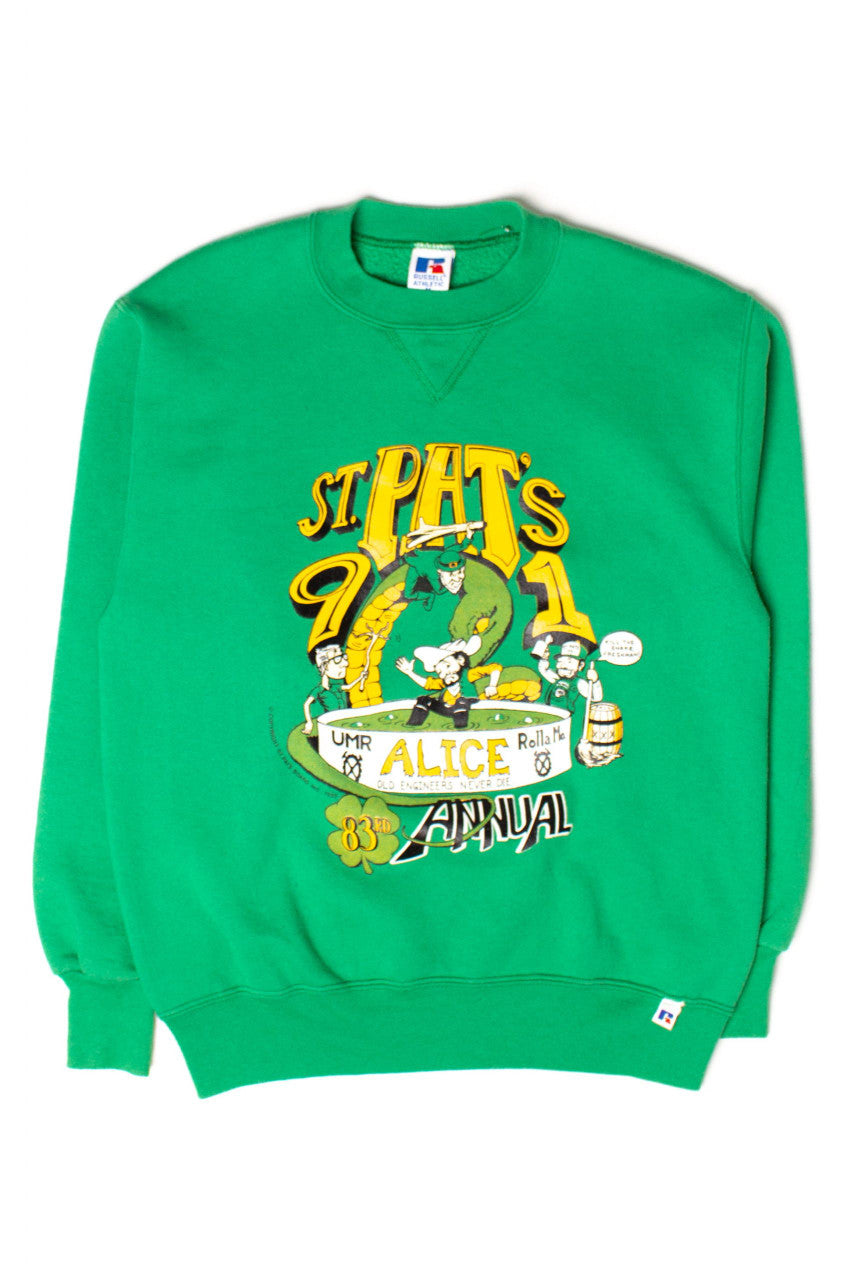 Vintage 83rd Annual Rolla St. Pat's Sweatshirt (1990s)