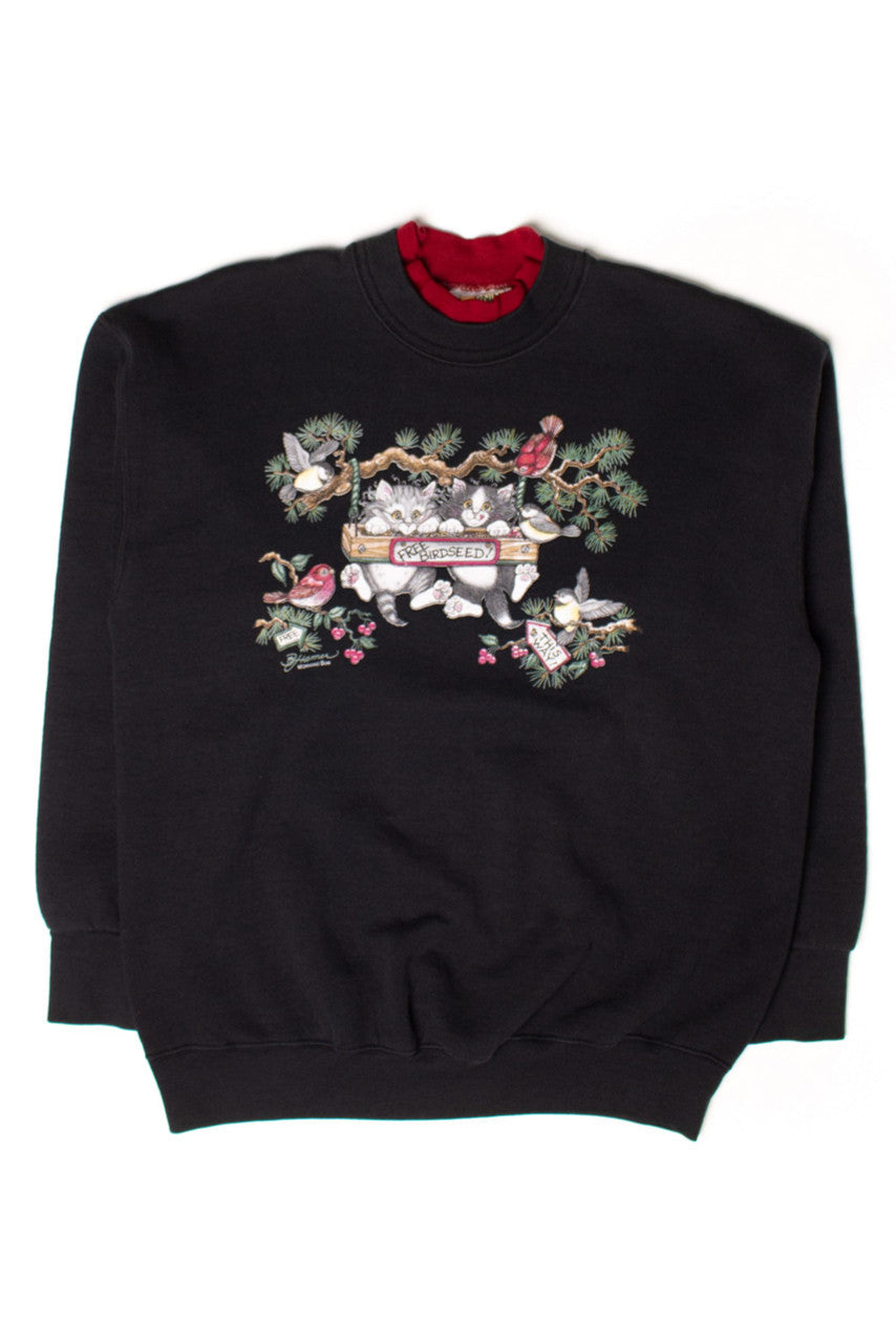 Vintage 'Free Birdseed!' Sweatshirt