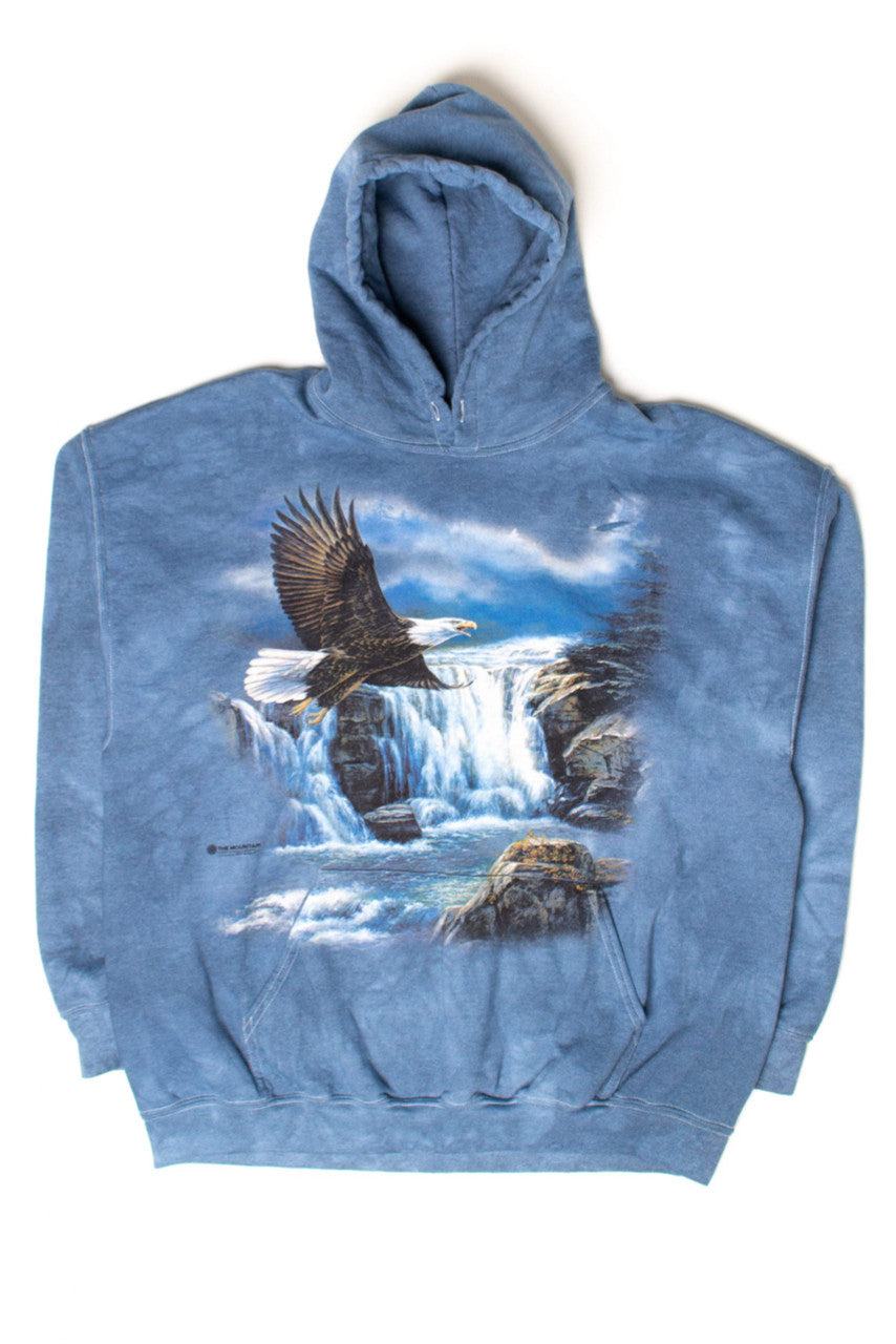 Eagle Waterfall Tie Dye Hoodie (2000s)
