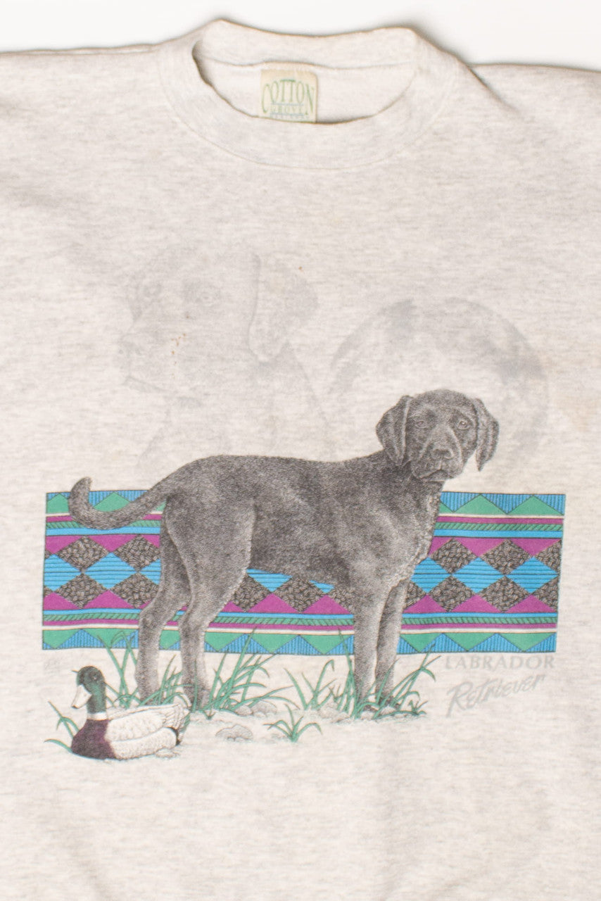 Vintage Labrador Retriever Sweatshirt (1990s)