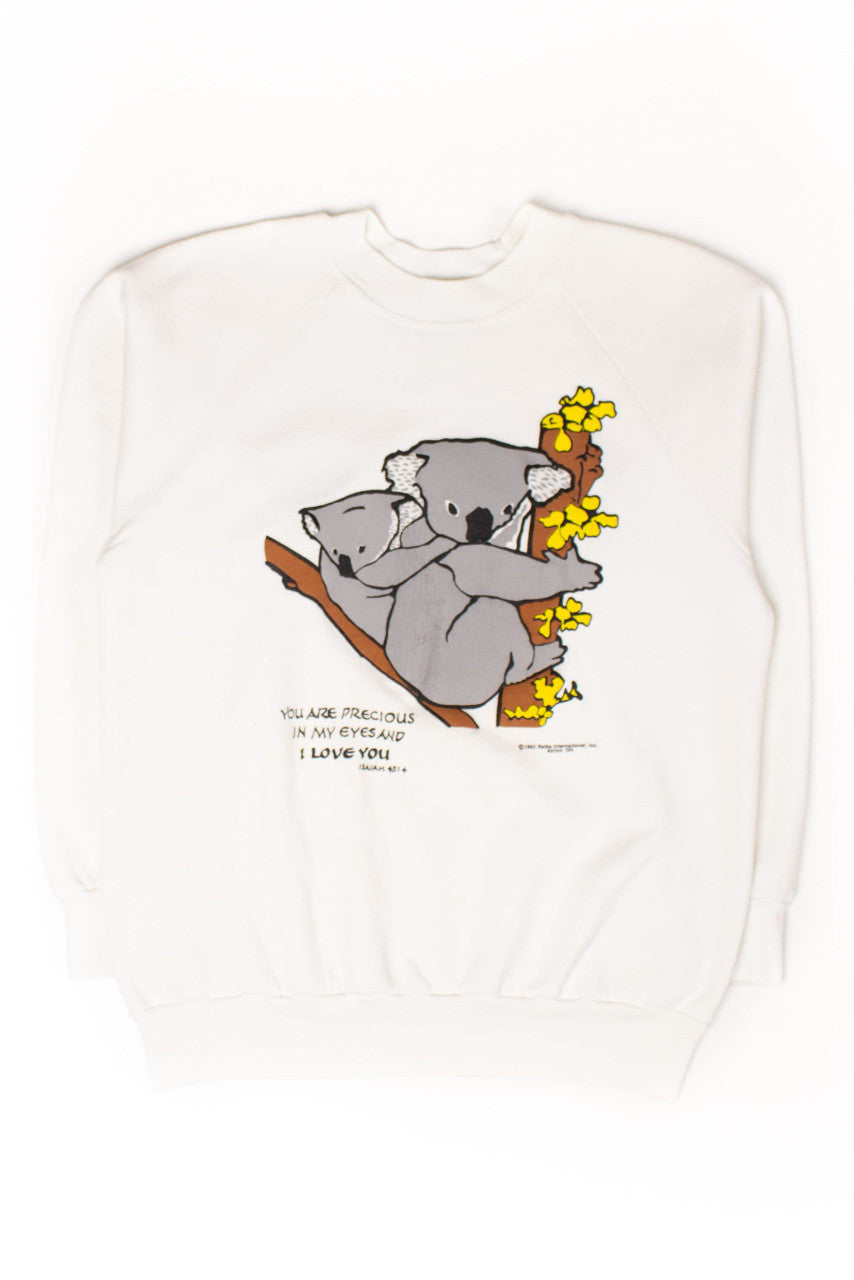 Vintage 'You Are Precious' Koalas Sweatshirt (1990s)
