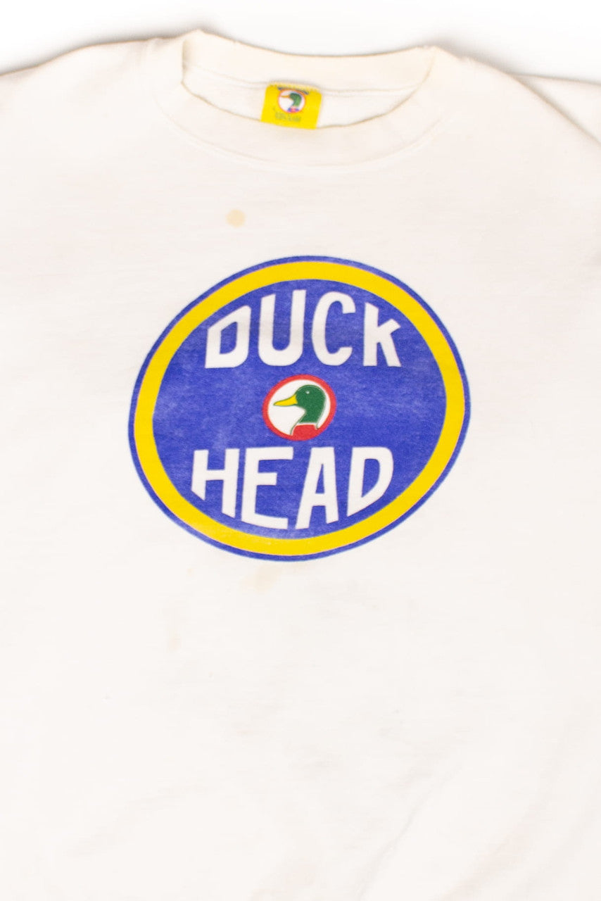 Vintage Distressed Duck Head Sweatshirt (1990s)