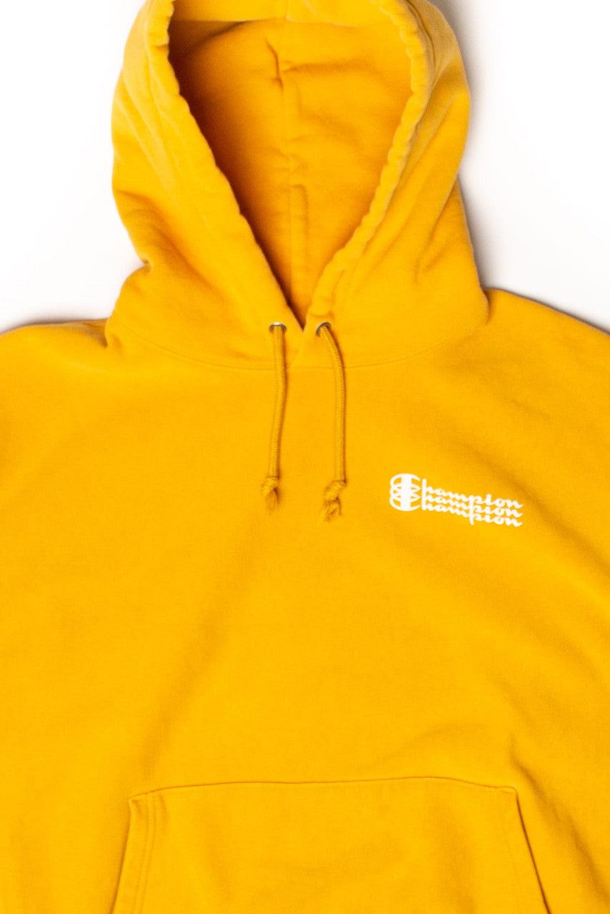 Vintage Champion Logo Echo Hoodie (1990s)