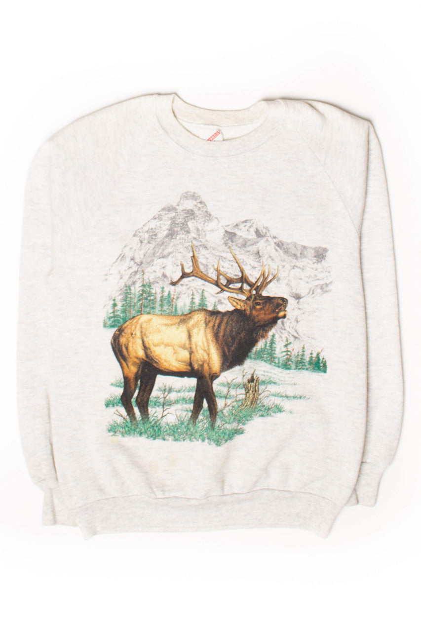 Vintage Moose Mountains Sweatshirt (1990s)