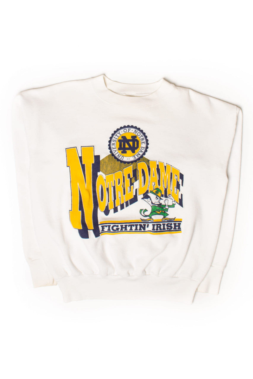 Vintage Notre Dame Fightin' Irish Sweatshirt (1990s) 4