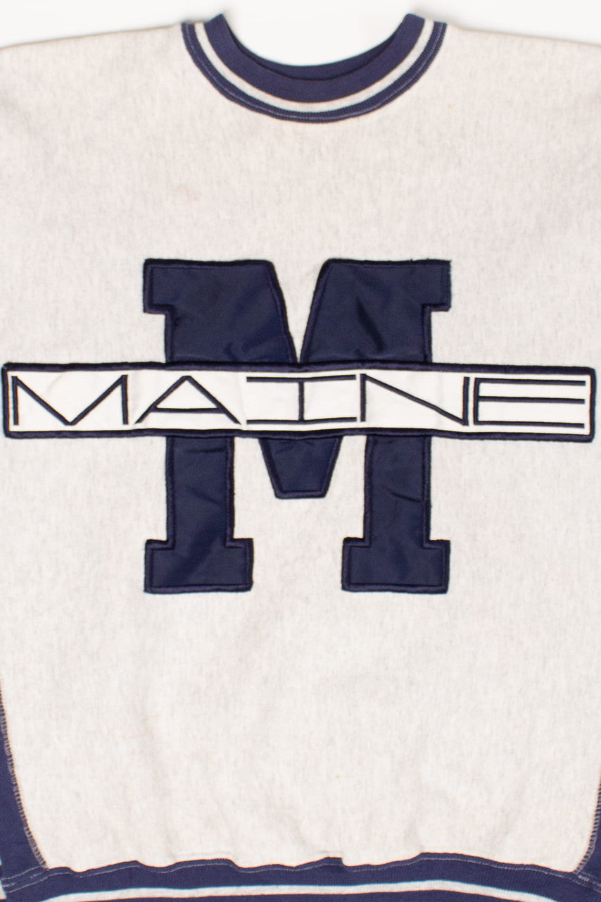 Vintage Maine 'M' Sweatshirt (1990s)