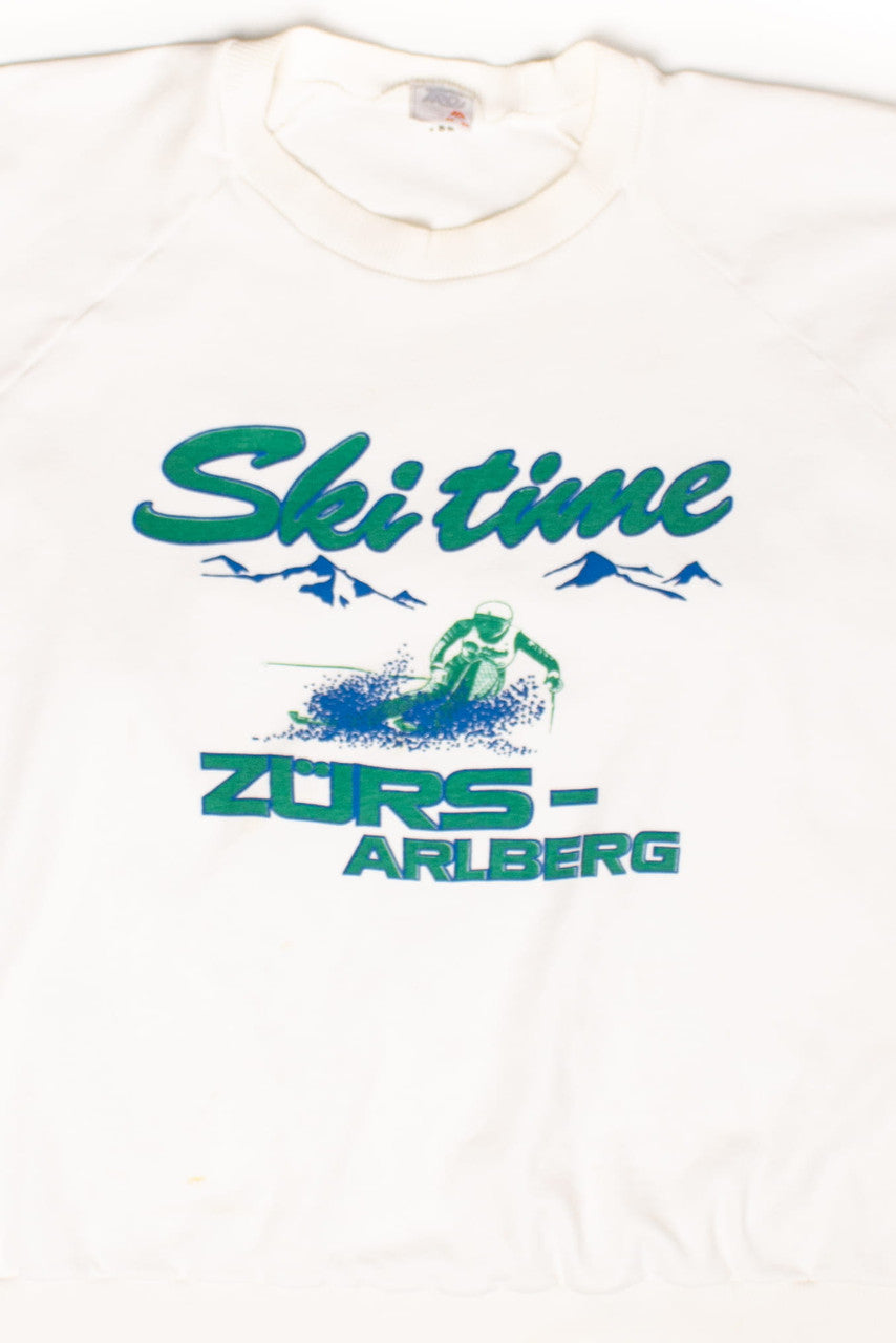 Vintage Ski Time Zurs-Arlberg Sweatshirt (1990s)