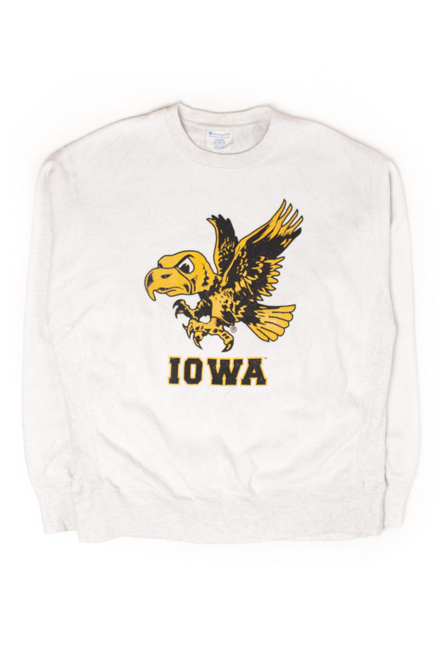 Vintage Iowa Hawkeyes Reverse Weave Sweatshirt (1990s)