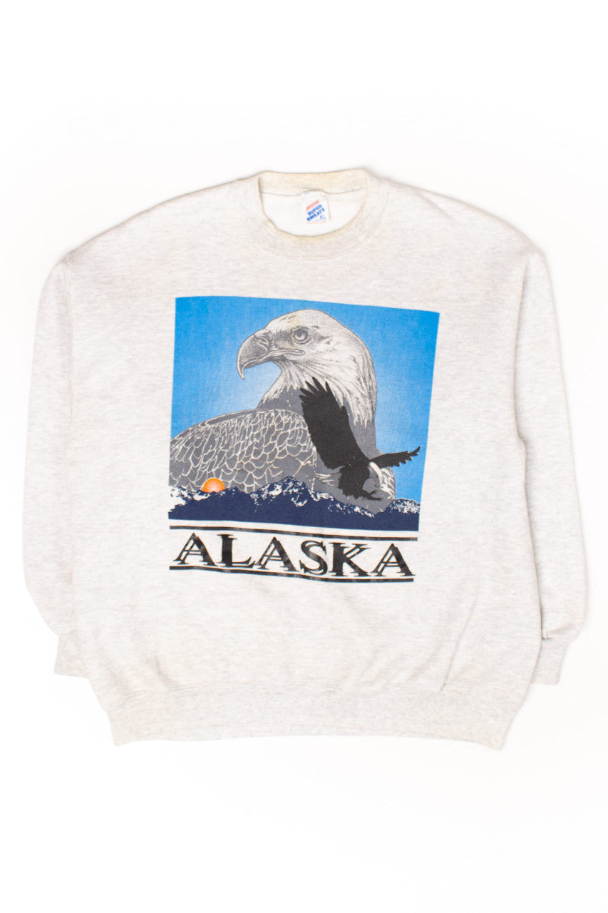 Vintage Alaska Eagle Sweatshirt (1990s) 1