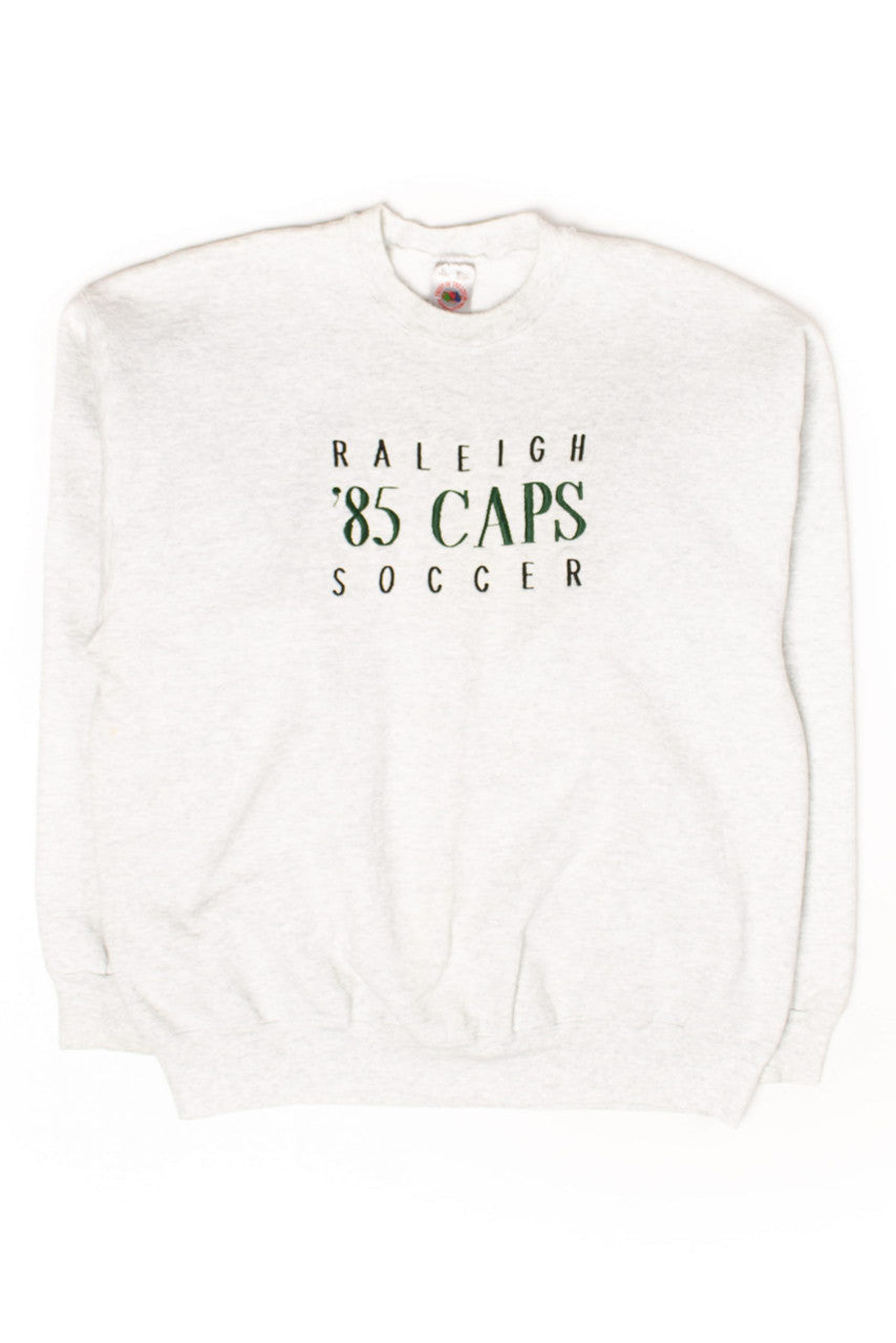 Vintage Raleigh Soccer '85 Caps Sweatshirt (1990s)