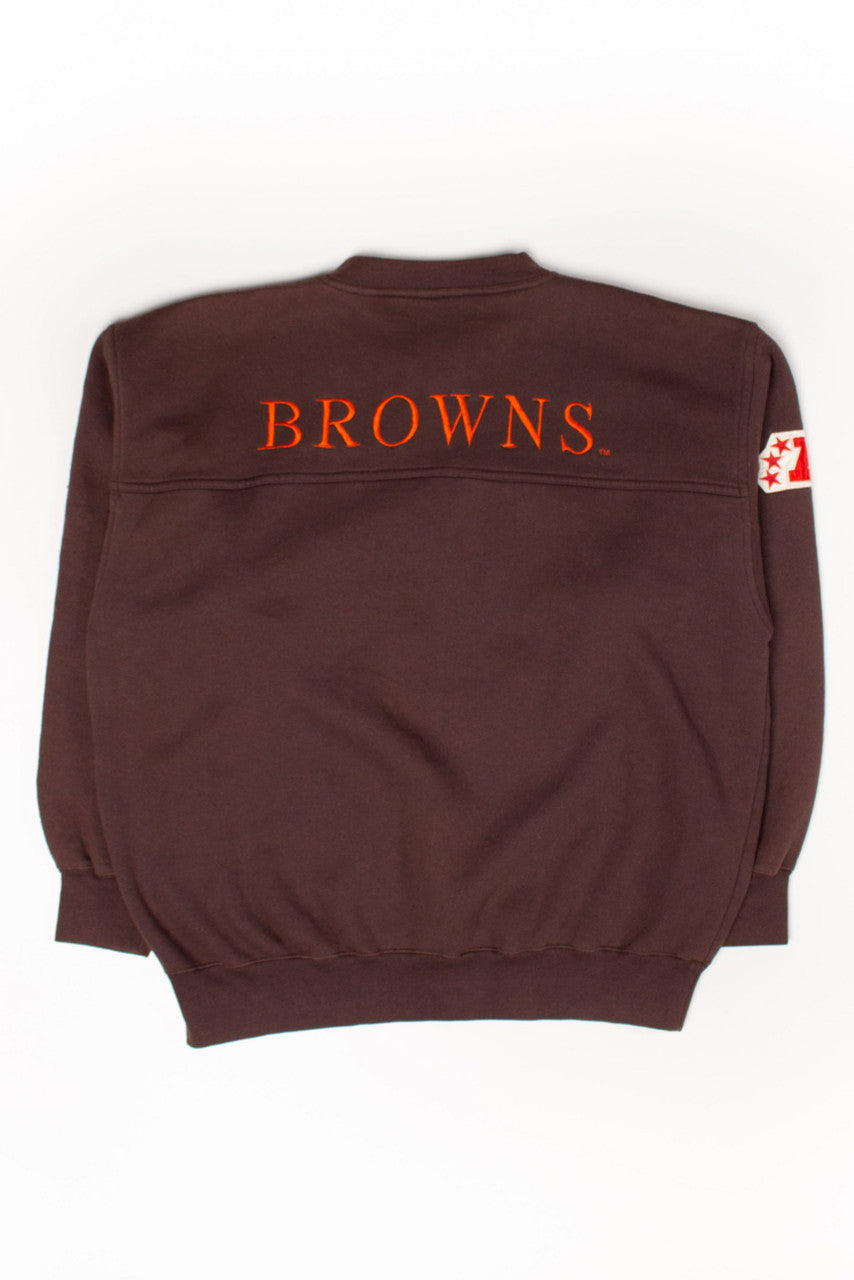 Vintage Cleveland Browns Embroidered Sweatshirt (1990s)
