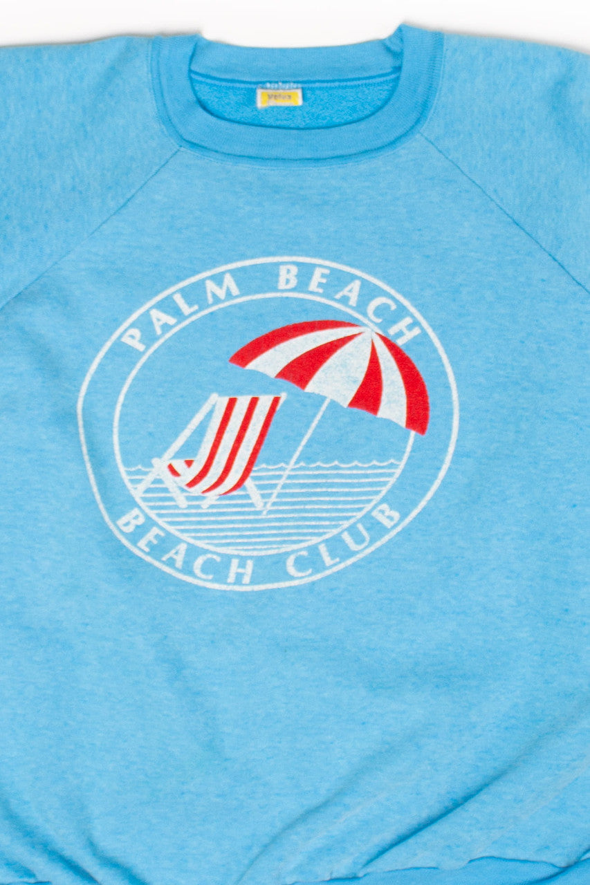 Vintage Palm Beach Beach Club Sweatshirt (1980s)
