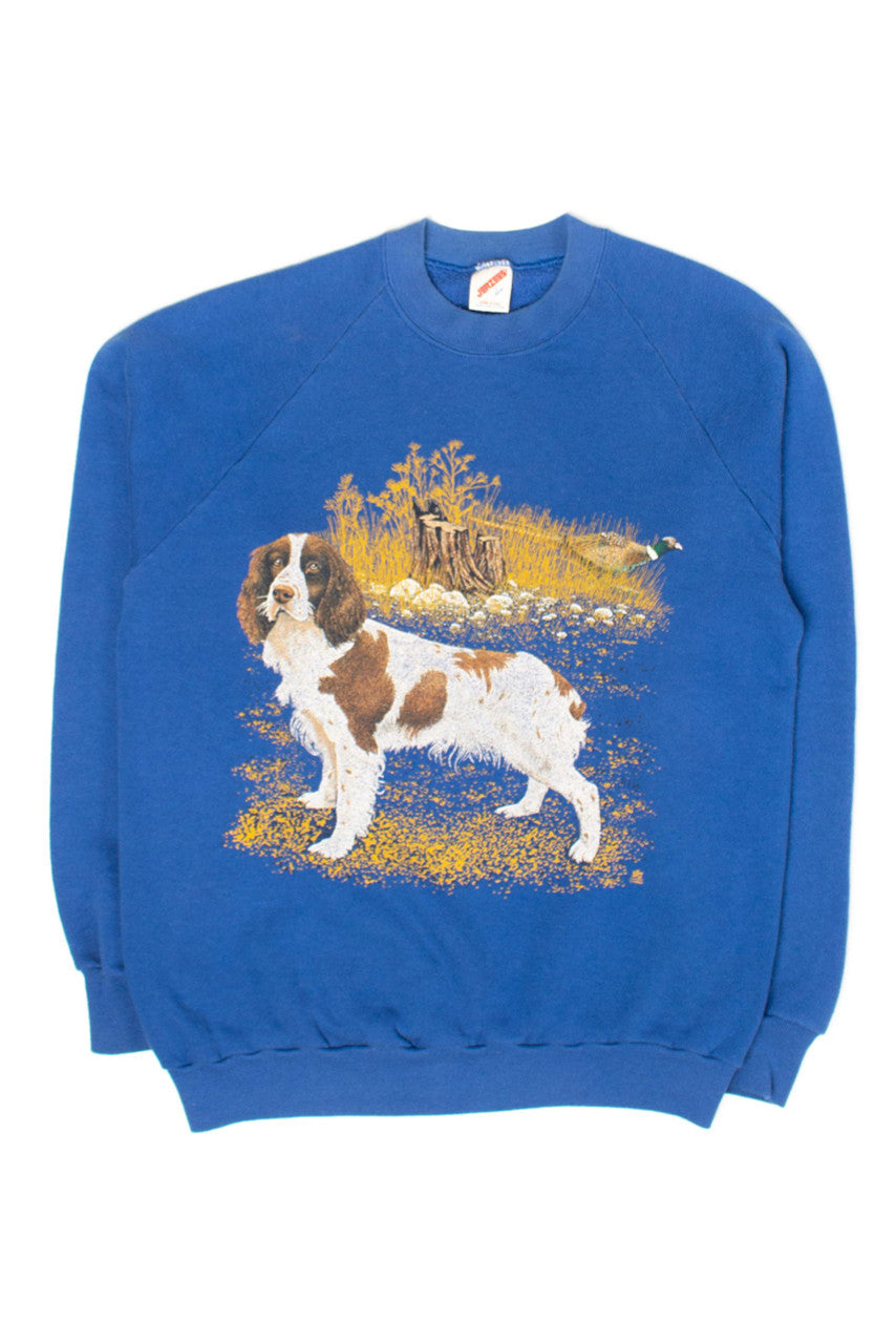 Vintage Pheasant Hunting Dog Sweatshirt (1990s)