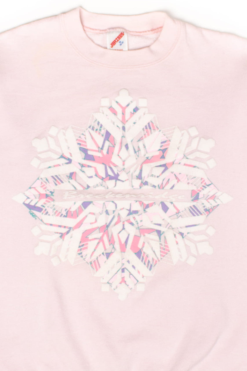 Vintage Breckenridge Snowflake Sweatshirt (1990s)