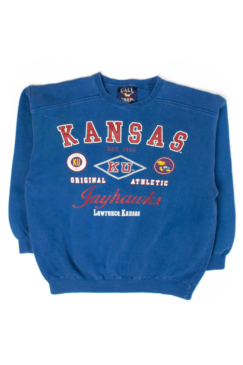 Vintage Kansas Jayhawks Sweatshirt (1990s) 5