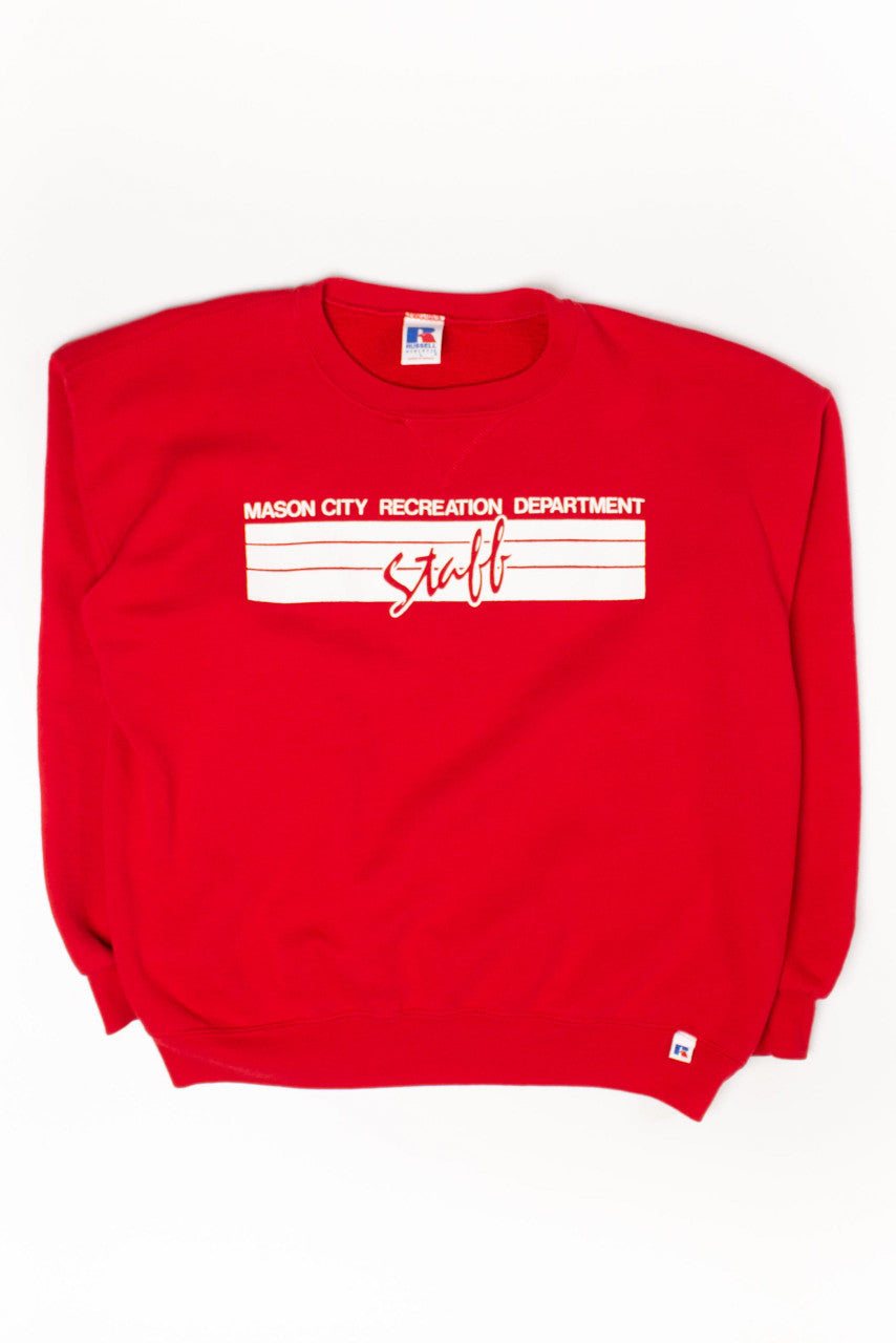 Vintage Mason City Recreation Dept. Staff Sweatshirt (1990s)