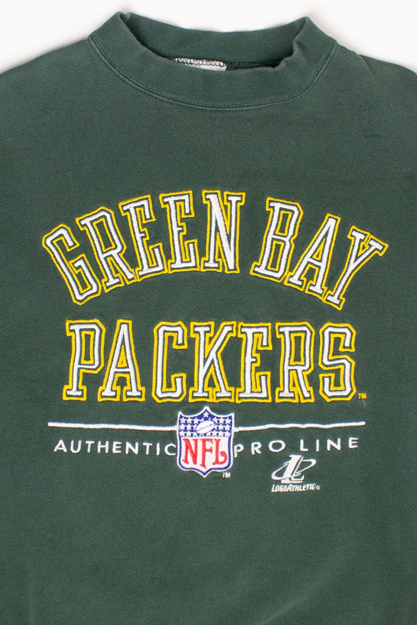 Vintage Embroidered Green Bay Packers Sweatshirt (1990s)