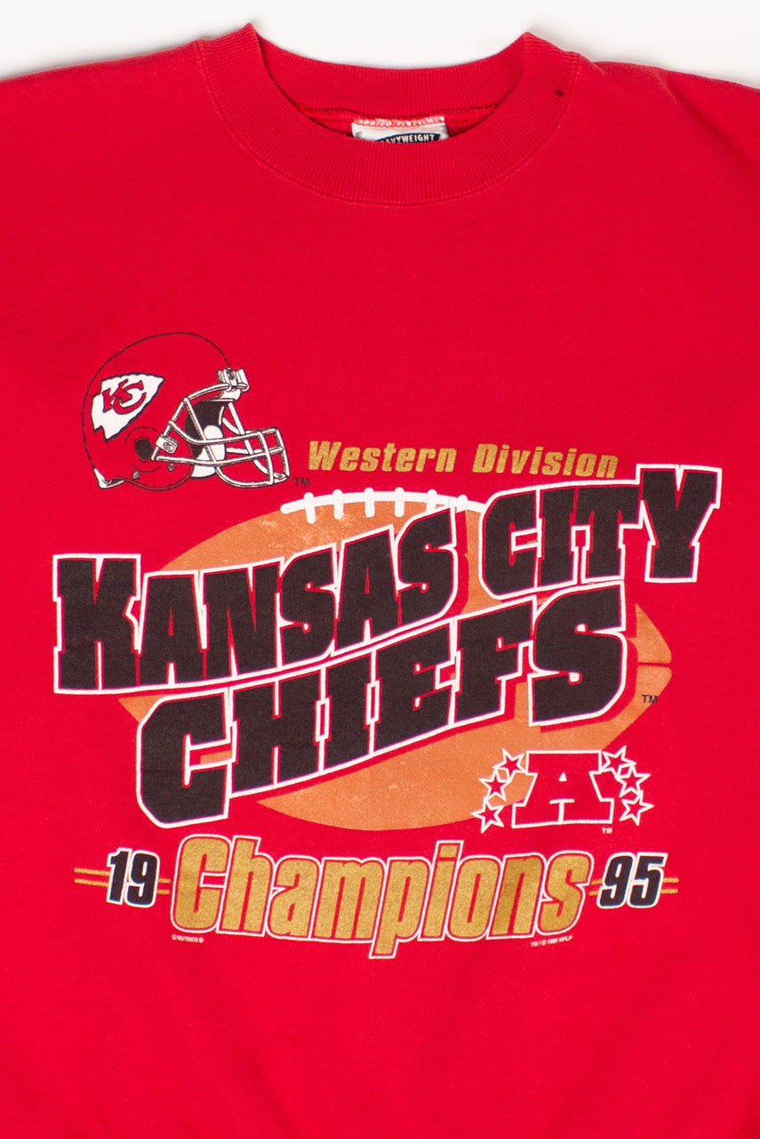 Vintage Kansas City Chiefs AFC West Champs Sweatshirt (1990s)
