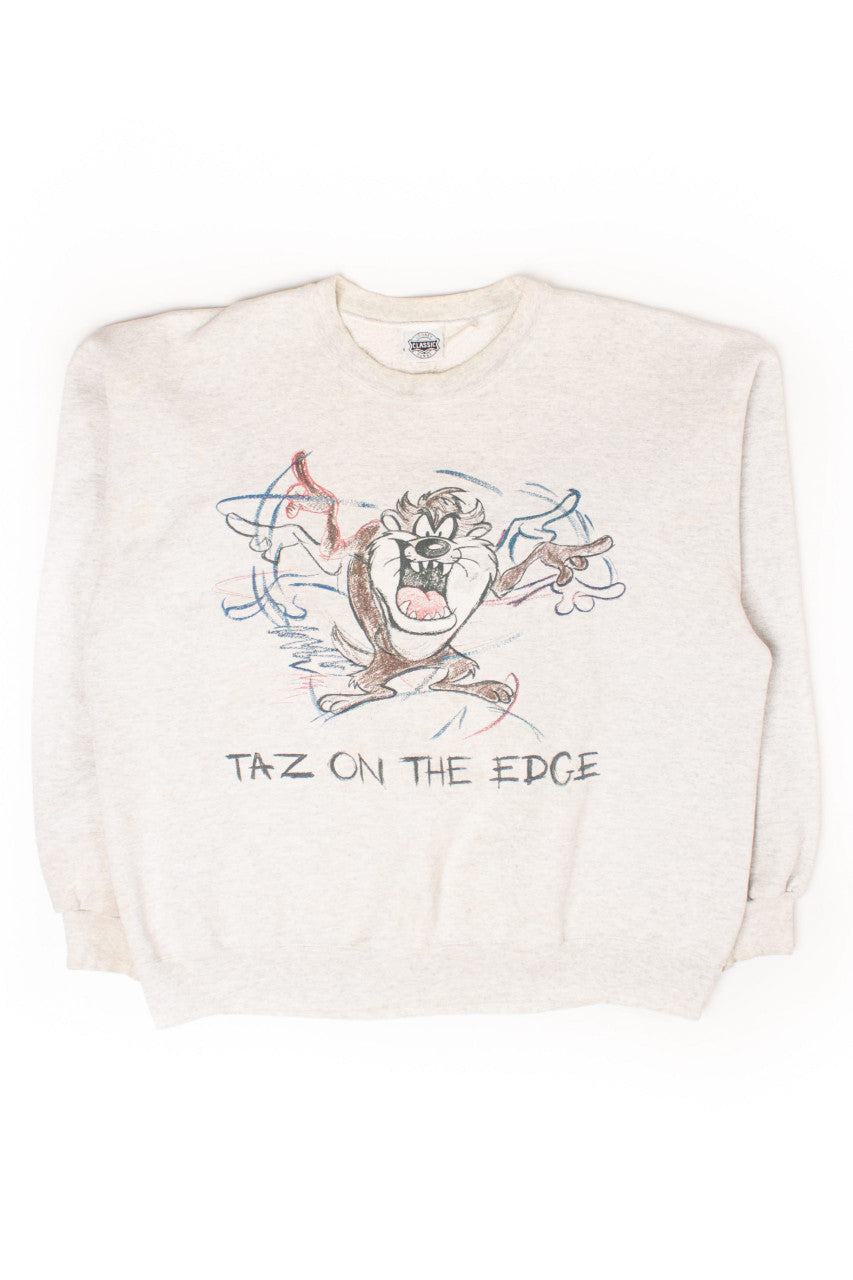 Vintage 'Taz On The Edge' Sweatshirt (1990s)