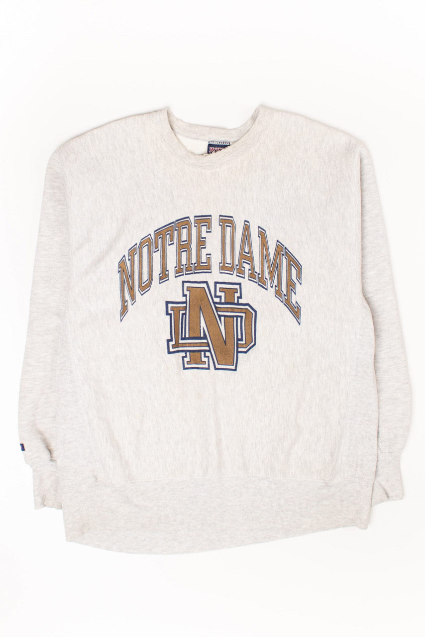 Vintage Notre Dame 'ND' Sweatshirt (1990s)