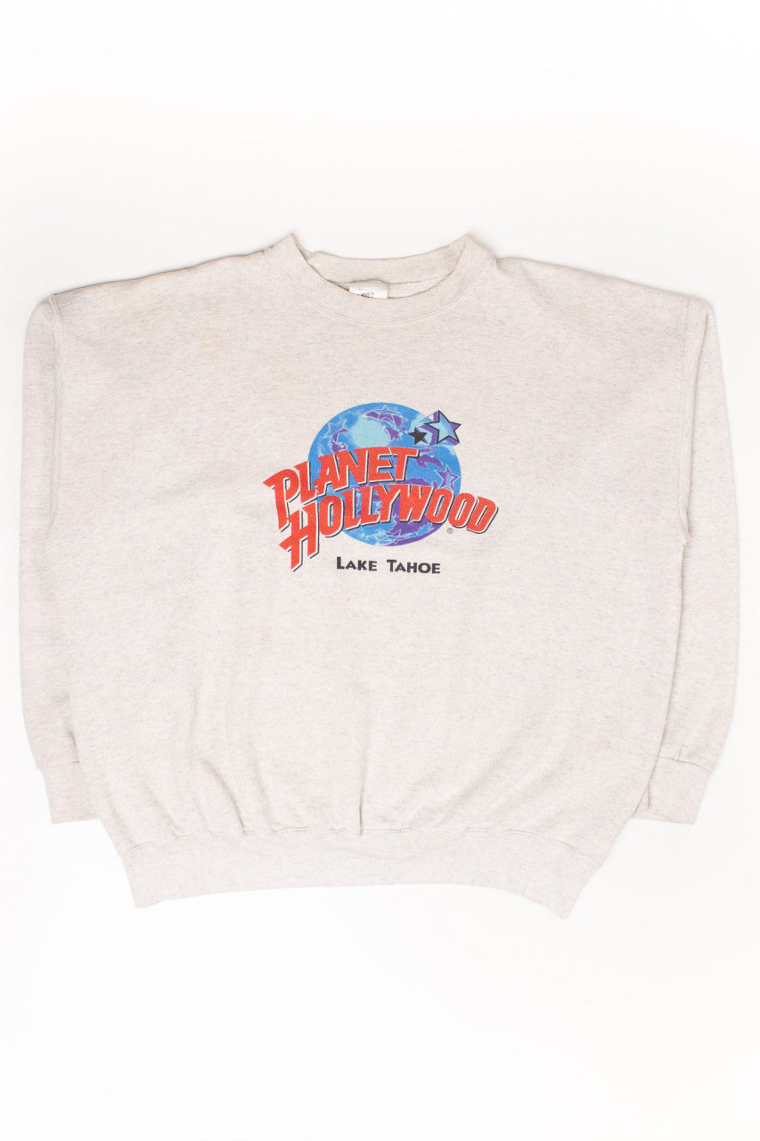 Vintage Planet Hollywood Lake Tahoe Sweatshirt (1990s)