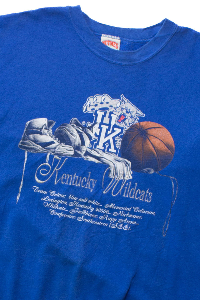 Vintage Kentucky Wildcats Basketball Sweatshirt (1990s)