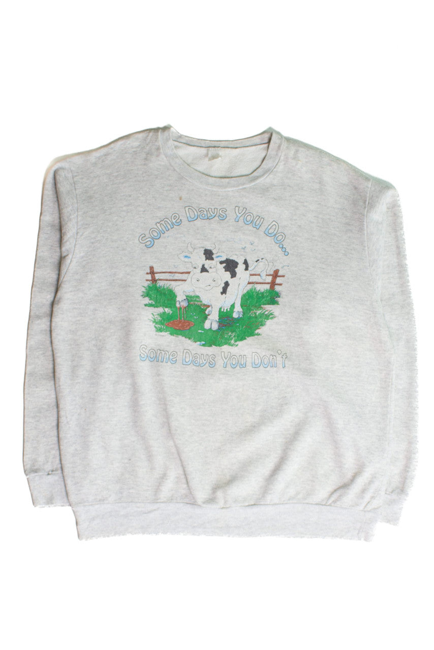 Vintage Cow Pie Sweatshirt (1990s)