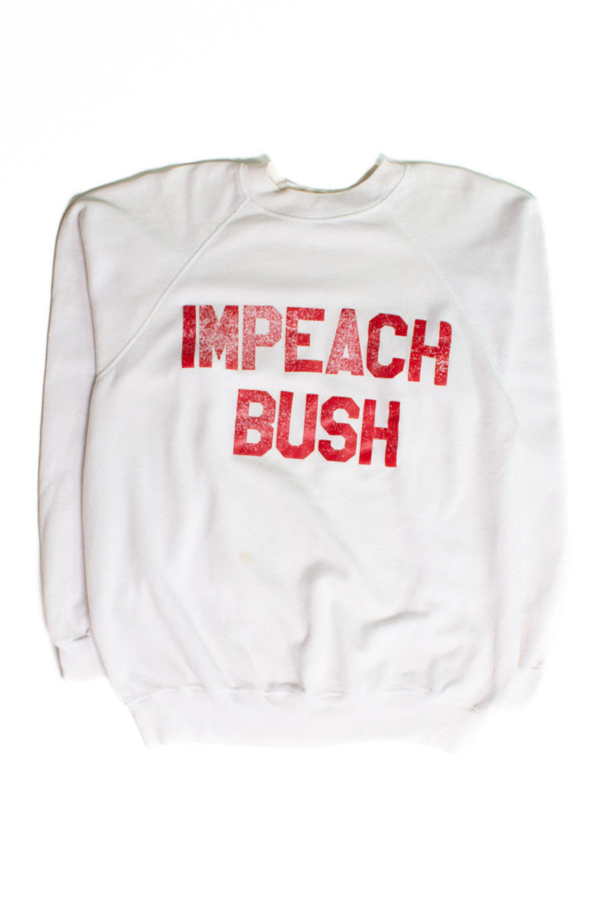 Vintage Impeach Bush Sweatshirt (2000s)