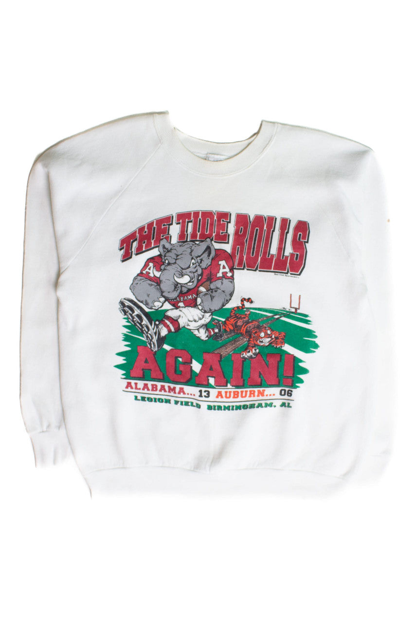 Vintage 'The Tide Rolls Again' Alabama Sweatshirt (1991)