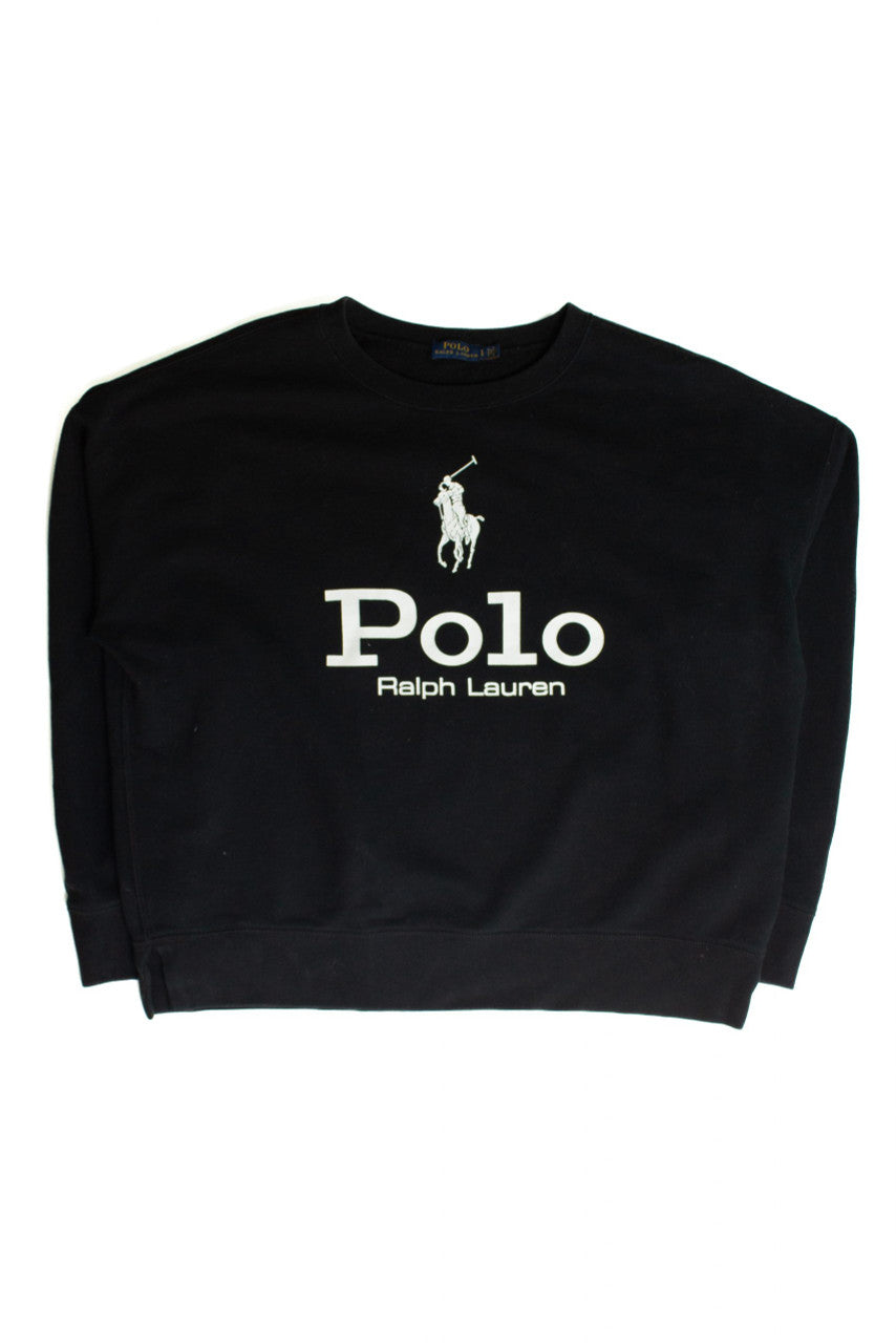 Black Polo By Ralph Lauren Sweatshirt (2000s)