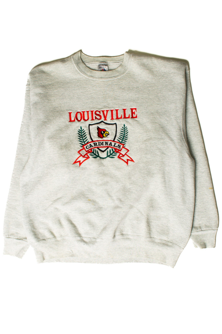 Gray Louisville Cardinals Sweatshirt