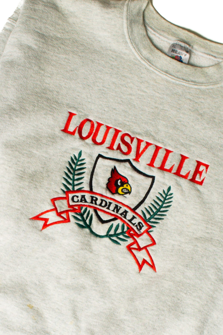 Gray Louisville Cardinals Sweatshirt