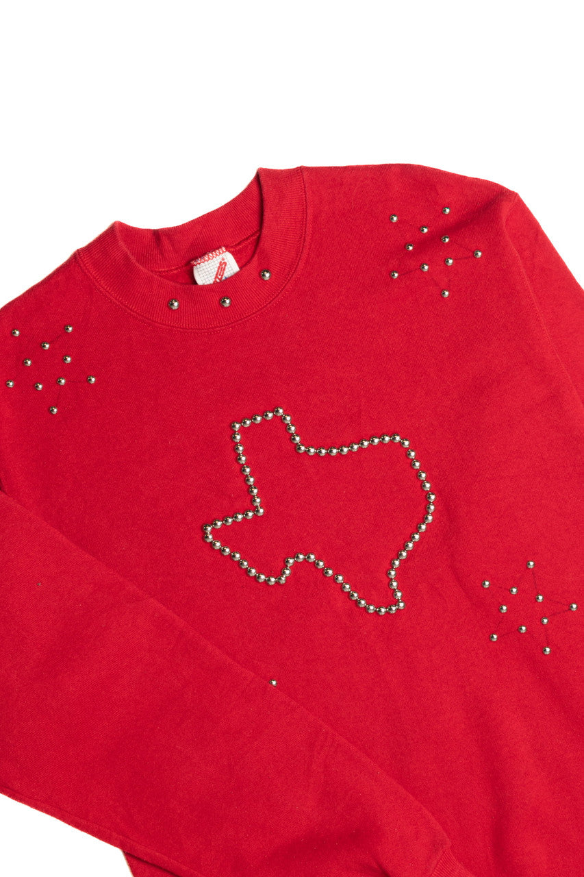 Red Texas Sweatshirt 8441