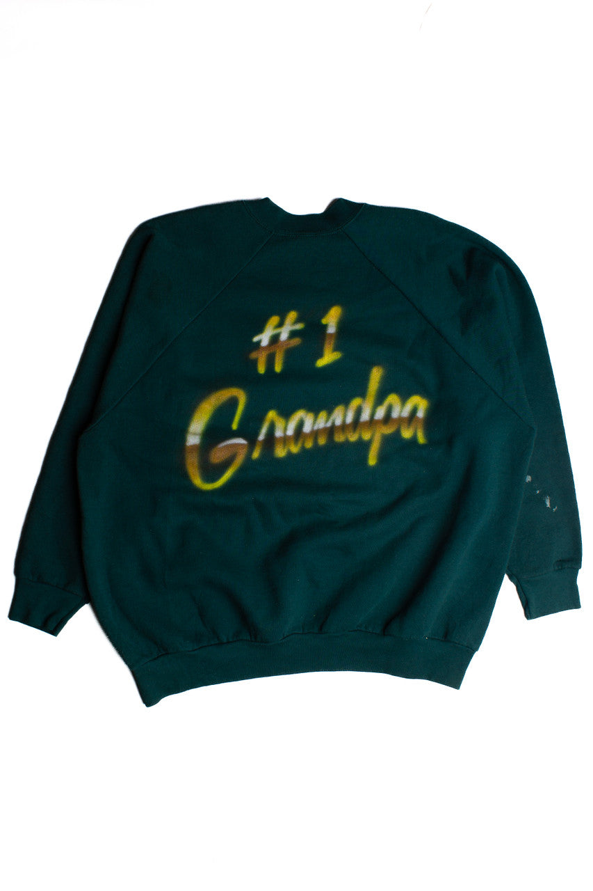 Vintage #1 Grandpa Sweatshirt (1980s) 8747