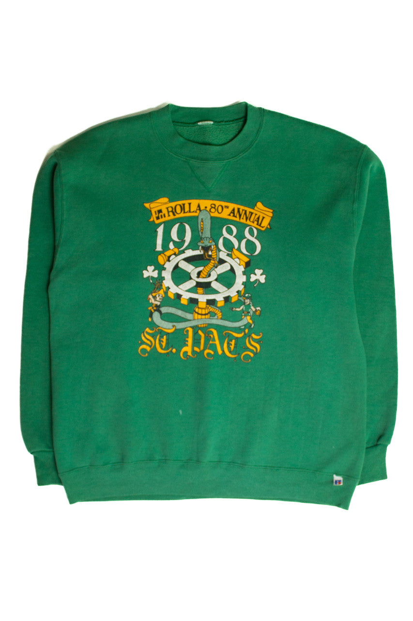 Vintage Rolla 80th Annual St. Pat's Sweatshirt (1988)